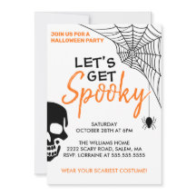 Lasst uns sprichwörtliches Halloween-Party weiß be