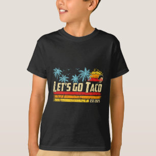 Lasst uns Taco Est 2025 Lustiges Retro-Golf Von Ta T-Shirt