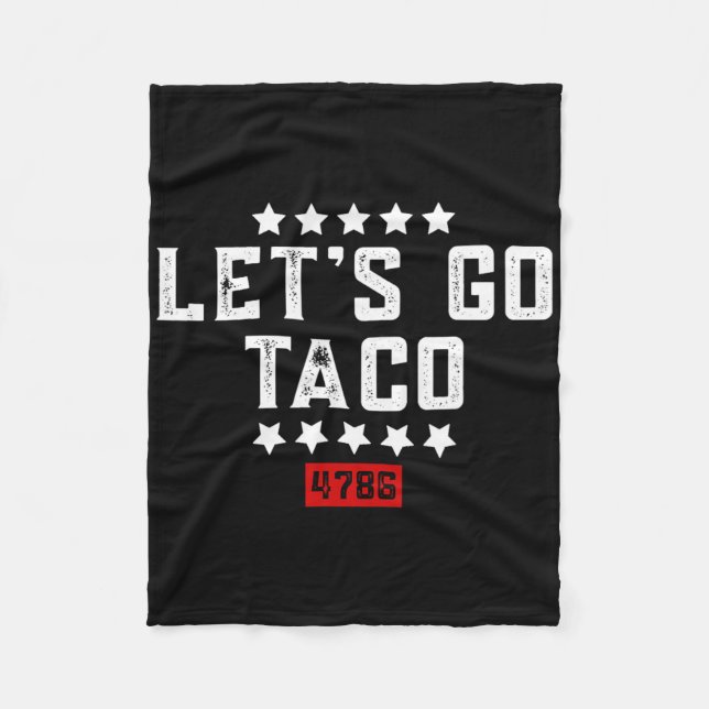 Lasst uns Taco &# gehen. Fleecedecke (Vorderseite)
