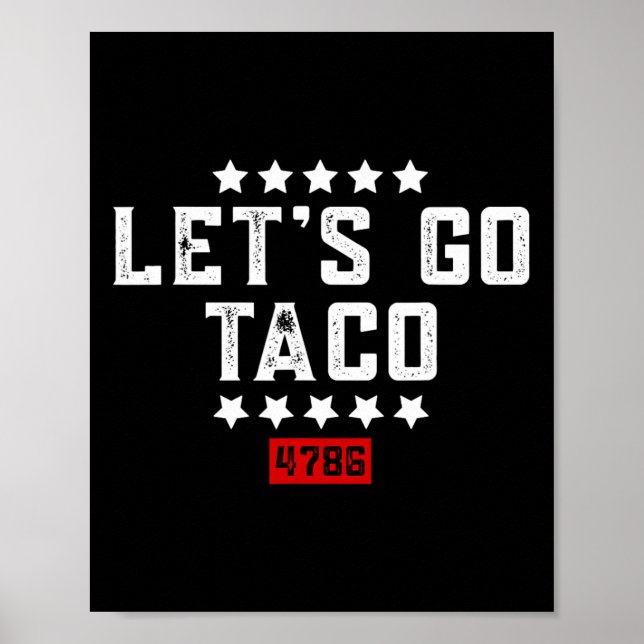 Lasst uns Taco &# gehen. Poster (Vorne)