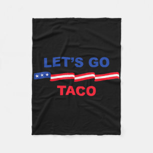 Lasst uns Taco Shirt gehen Taco 37 Fleecedecke