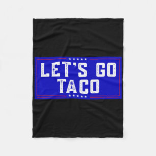 Lasst uns Taco T-Shirt Männer Frauen gehen Taco Fleecedecke
