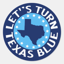 Lasst uns Texas Blue Vote-Demokrat politisch