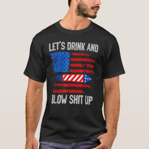 Lasst uns trinken, den 4. Juli-Flaggentag der Unab T-Shirt