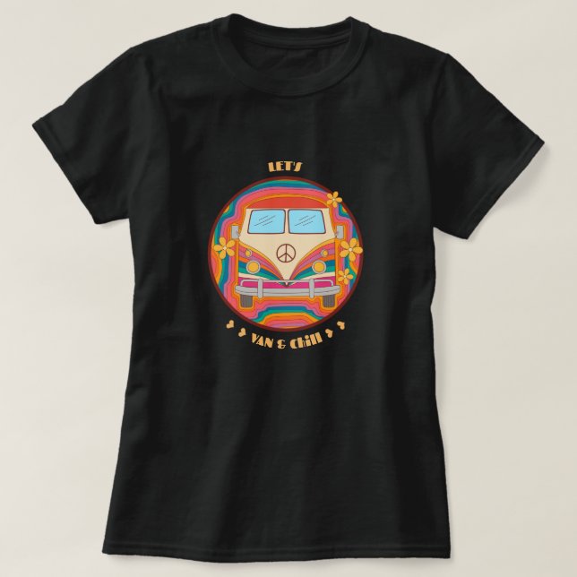 Lasst uns Van & Chill T-Shirt (Design vorne)