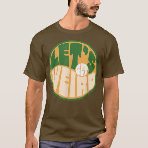 Lasst uns verrückt werden! Lustige 60er-Typografie T-Shirt