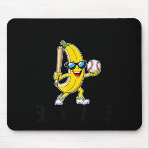 Lasst uns verrückte Bananen lustige Bananen Merch Mousepad