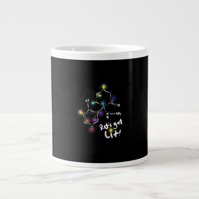 Lasst uns Weihnachten Ketamin holen Jumbo-Tasse (Vorderseite)