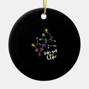Lasst uns Weihnachten Ketamin holen Keramik Ornament