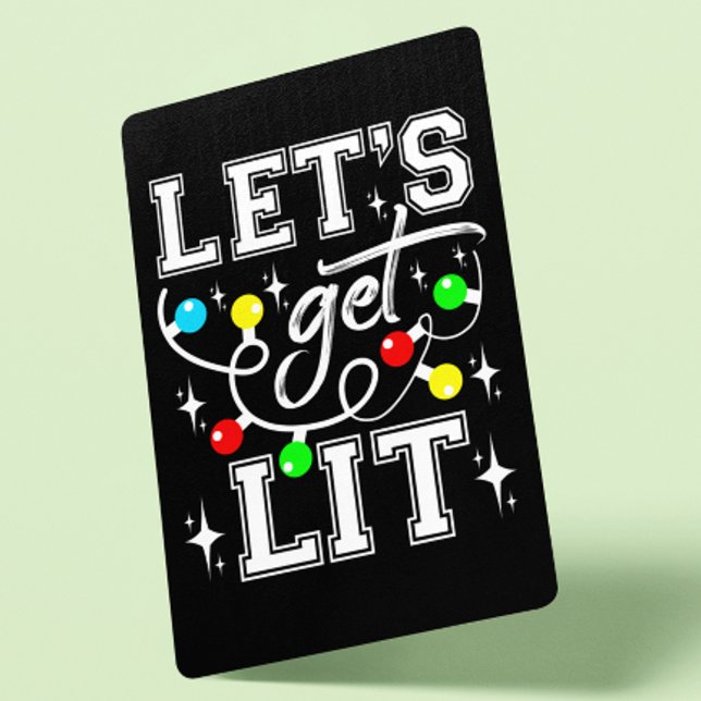 Lasst uns Weihnachten Party Funny - Weihnachten Li Spielkarten (Von Creator hochgeladen)