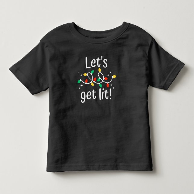 Lasst uns Weihnachten T - Shirt holen (Vorderseite)