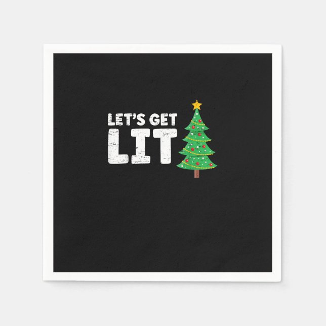 Lasst uns Weihnachten trinken. Serviette (Vorderseite)