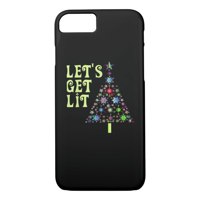 Lasst uns Weihnachts-Funny-Design bekommen Case-Mate iPhone Hülle (Rückseite)