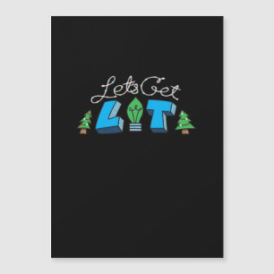 Lasst uns Weihnachts-Klassiker erleben Magnetkarte