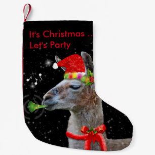 Lasst uns Weihnachts-Strumpf Party Kleiner Weihnachtsstrumpf