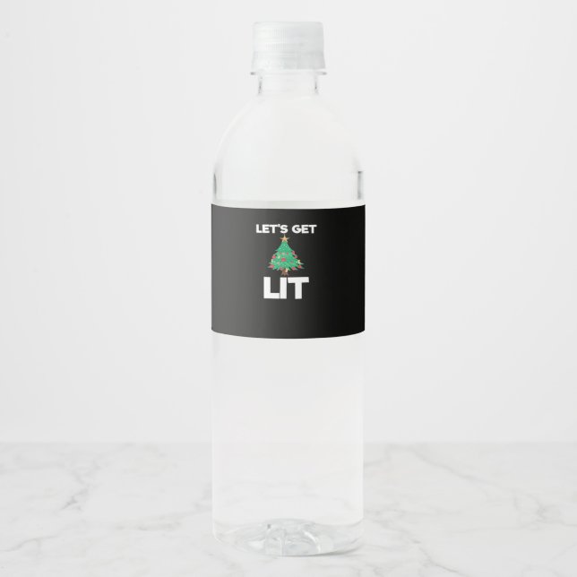 Lasst uns Weihnachtsbaum trinken gehen (Vorderseite)