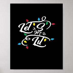 Lasst uns WeihnachtsLICHT Weihnachten Gelassen wer Poster