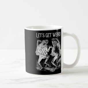 Lasst uns wirklich komische Tanzfrosche seltsame F Kaffeetasse