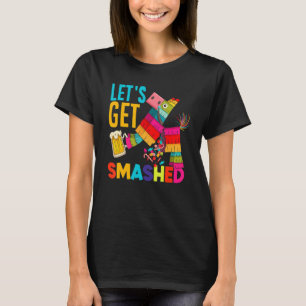 Lasst uns zusammengestrichen Cinco De Mayo Pinata T-Shirt