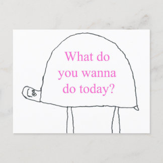 Lasst uns zusammenkommen! postkarte