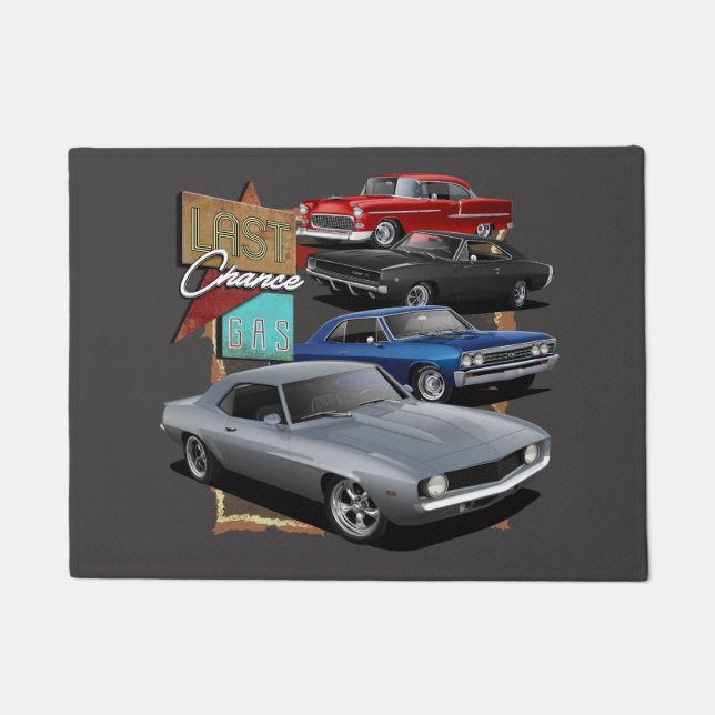 Last Chance Garage Cars Fußmatte (Vorderseite)