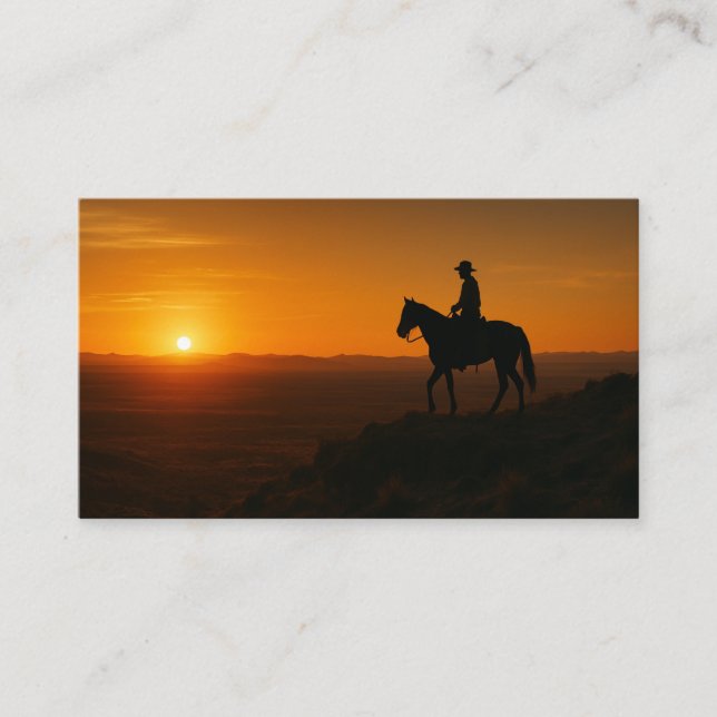 Last Light Wedding Invitation - Epic Panoramic  Begleitkarte (Vorderseite)