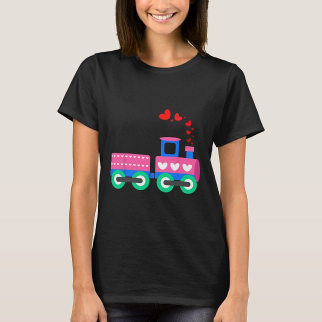 Last of Liebe Train Valentine Day - Train Operator T-Shirt (Vorderseite)