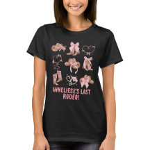 Last Rodeo Bachelorette Pink Cowgirl Akzente