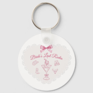 "Last Rodeo Bride Stamm Western Bachelorette" Schlüsselanhänger