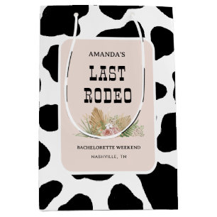 Last Rodeo Cowgirl Bachelorette Mittlere Geschenktüte