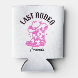 last rodeo cowgirl pink western bachelorette party dosenkühler