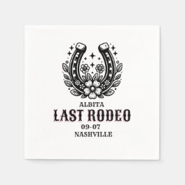 last rodeo custom name serviette
