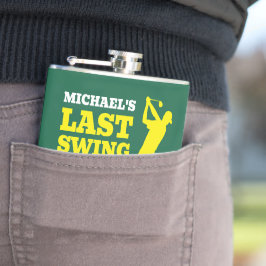 Last Swing Before the Ring Bachelor Party Flask Flachmann