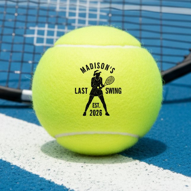 Last Swing Before the Ring Bachelorette Party Tennisbälle (Von Creator hochgeladen)