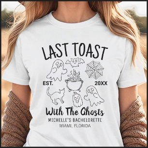 Last Toast Halloween Junggesellinnenabschied T-Shirt