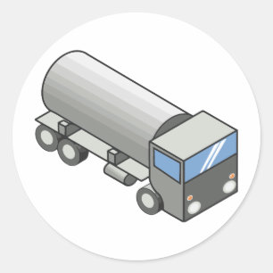 Lastkraftwagen.ai Runder Aufkleber