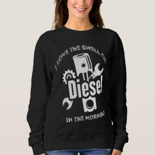 Lastkraftwagen I Liebe des Geruchs von Diesel am M Sweatshirt