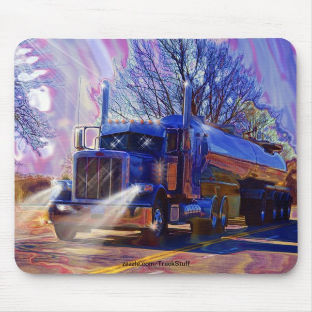 Lastkraftwagen Tanker Lkw Schwertransporte Geschen Mousepad (Vorne)