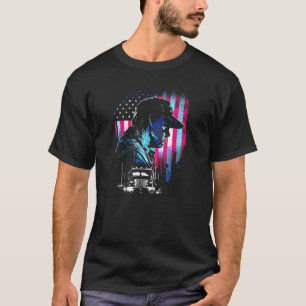 Lastkraftwagenfahrer American Big Rigs Diesel Truc T-Shirt