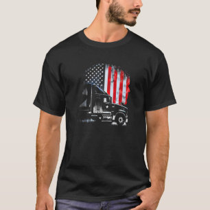 Lastkraftwagenfahrer American Big Rigs Diesel Truc T-Shirt