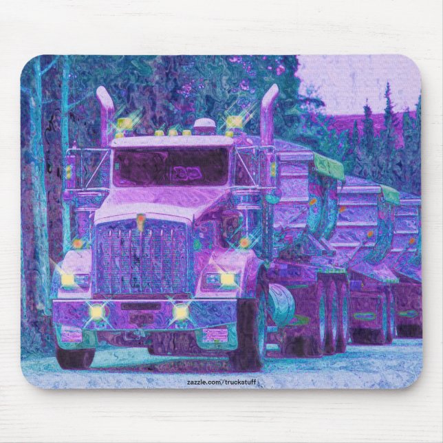Lastkraftwagenfahrer Mousepad (Vorne)