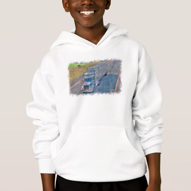 Lastkraftwagenfahrergetriebe Hoodie (Vorderseite)