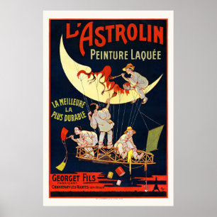 L'Astrolin France Poster vintage 1900