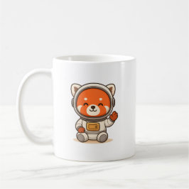 L'astronaute Red Panda Mugs | Boire de l'espace mi