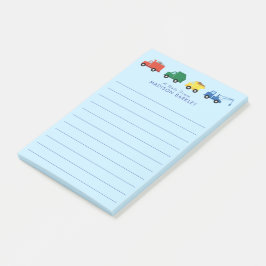 Lastwagen Baufahrzeuge Boys Niedliche Kinder Post-it Klebezettel