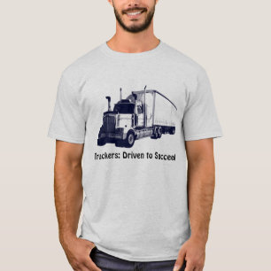 Lastwagen-Fahrer-u. Fernlastfahrer-positiver T-Shirt
