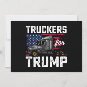 Lastwagen für die Präsidentschaftswahl von Trump V Einladung