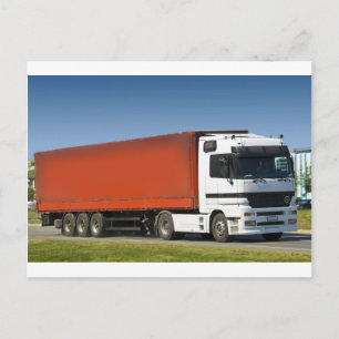 Lastwagen Postkarte