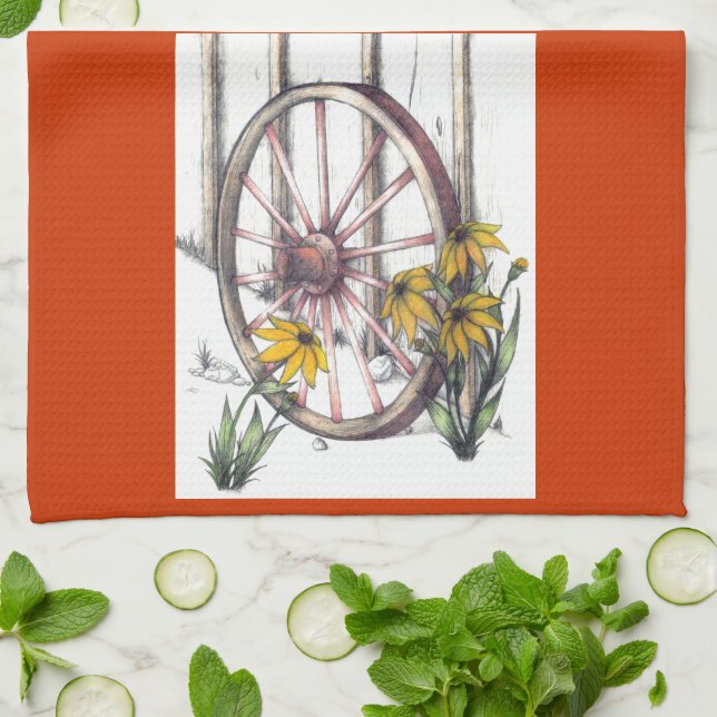 Lastwagen-Rad Dishtowel Handtuch (Gefaltet)