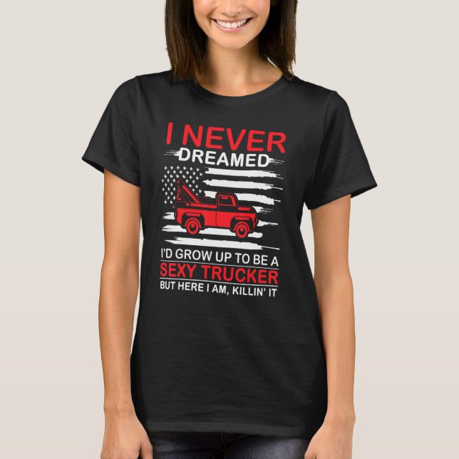 Lastwagenfahrer für Coole LKW-Vater T-Shirt (Vorderseite)
